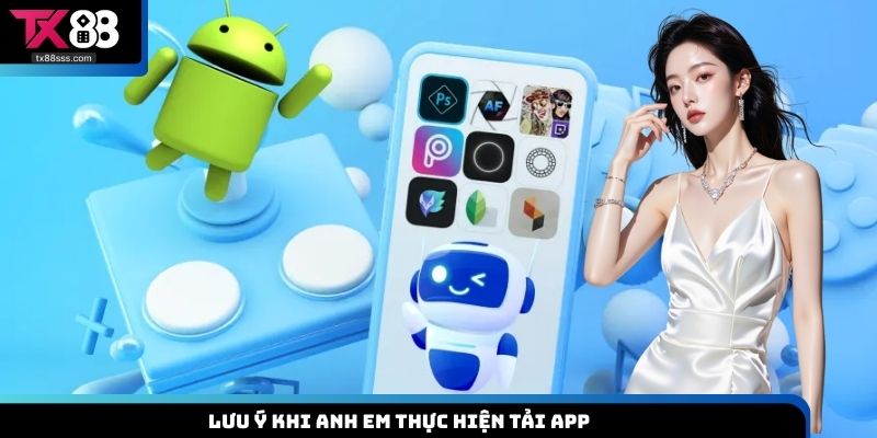 Lưu ý khi anh em thực hiện tải app