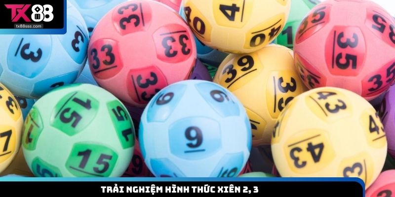 Trải nghiệm hình thức xiên 2, 3